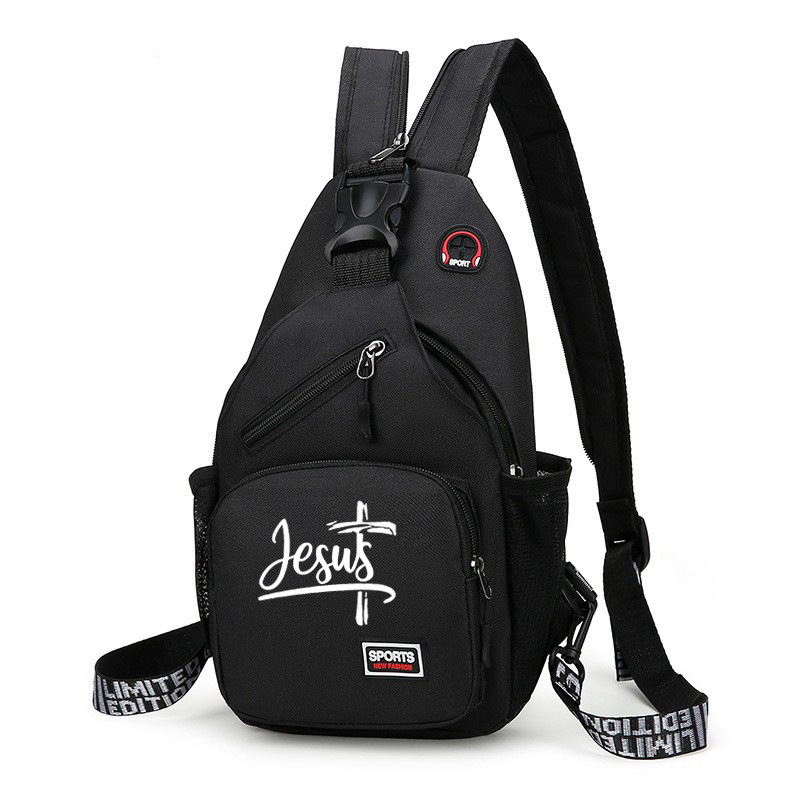 Sac à dos bandoulière chrétien « Jesus »